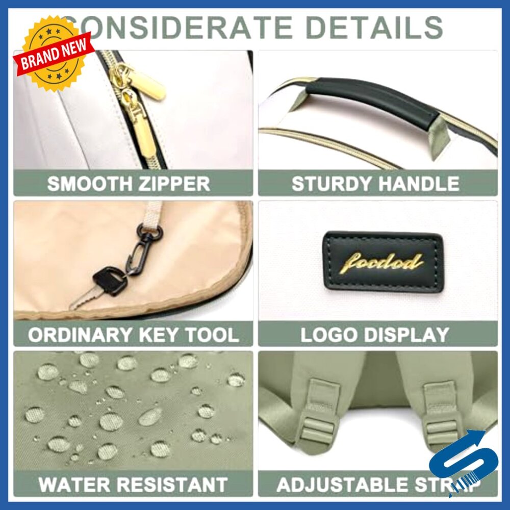 Large Capacity Laptop Backpack with USB Charging Anti-Theft Travel Business - Picture 4 of 6